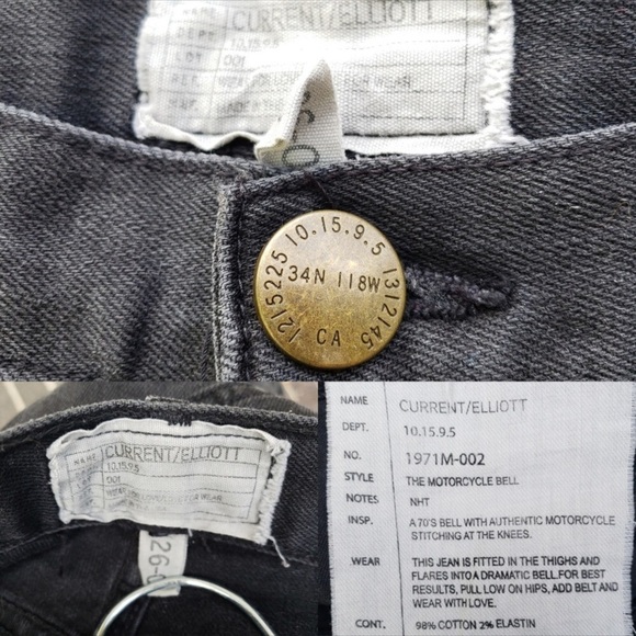 Current/elliot Motorcycle Bell Jeans - Picture 5 of 7